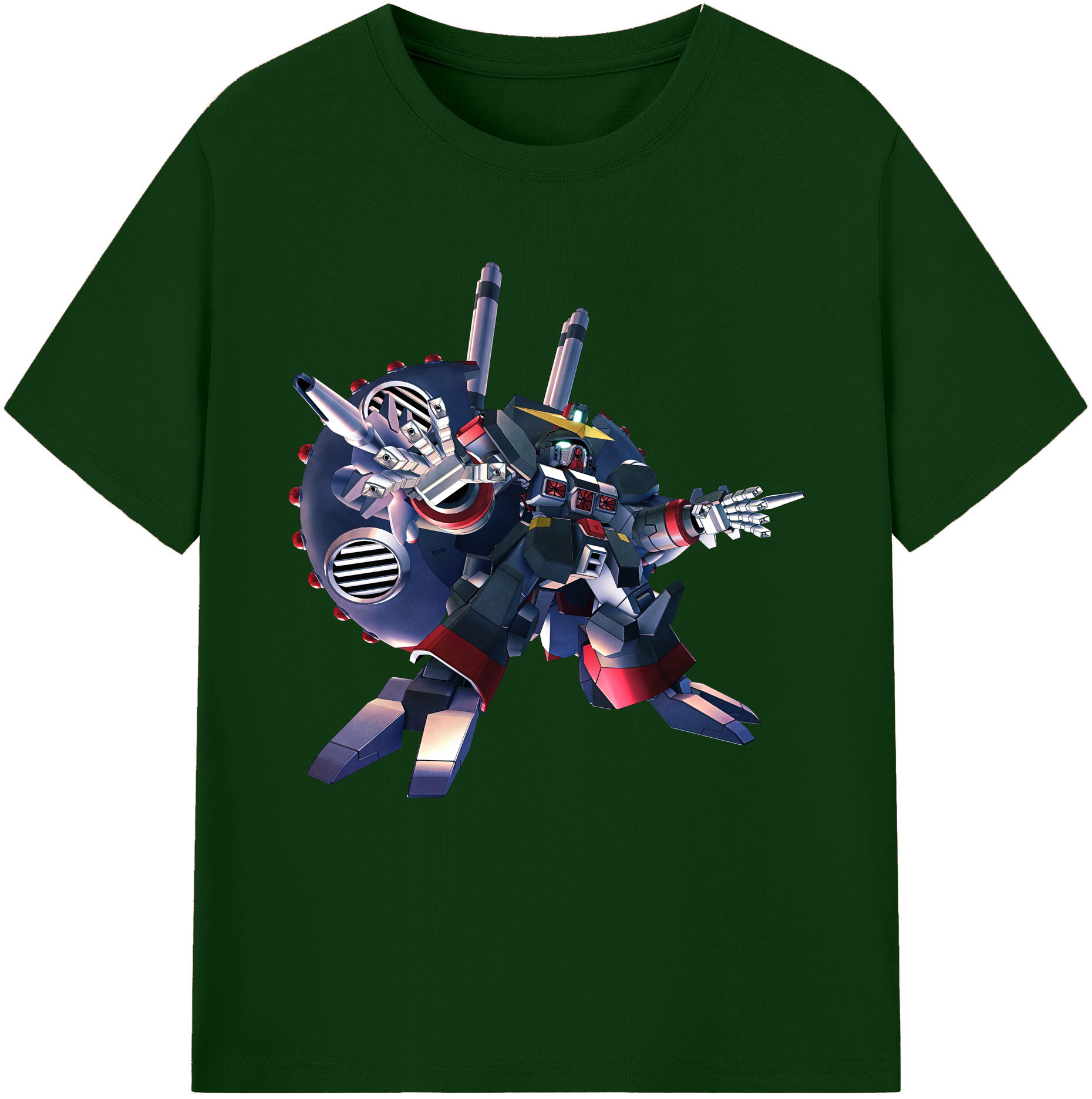 （画像用） 機動戦士ガンダム Mobile Suit Gundam 綿100％半袖Tシャツ（フロントプリント）